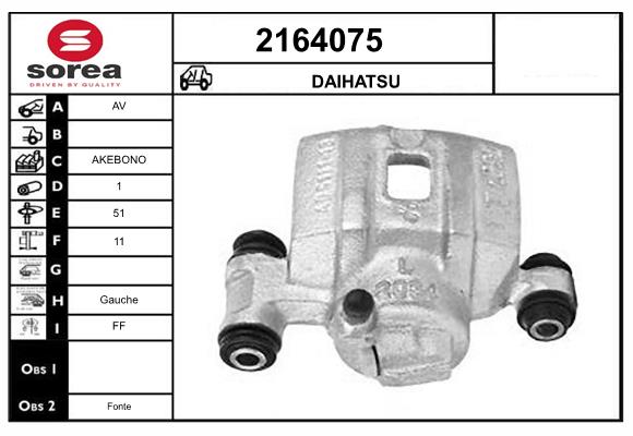 Etrier frana 2164075 EAI