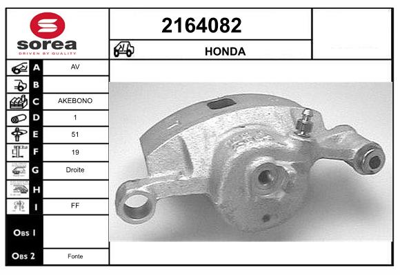 Etrier frana 2164082 EAI