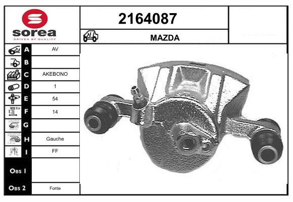 Etrier frana 2164087 EAI