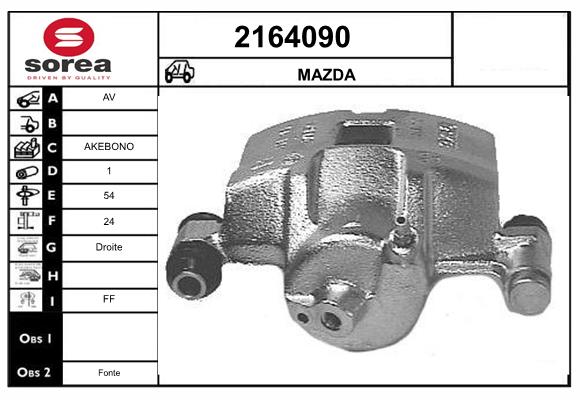 Etrier frana 2164090 EAI