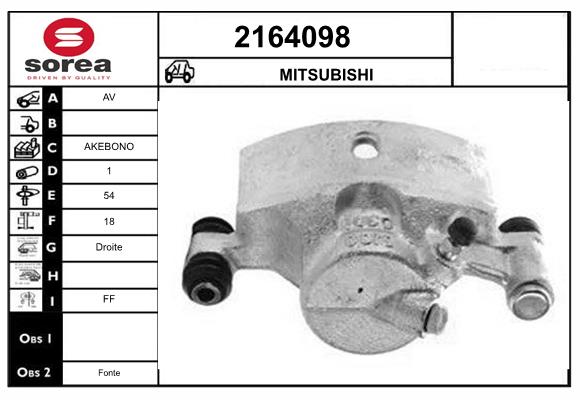 Etrier frana 2164098 EAI