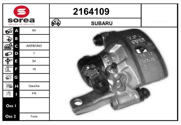 Etrier frana 2164109 EAI