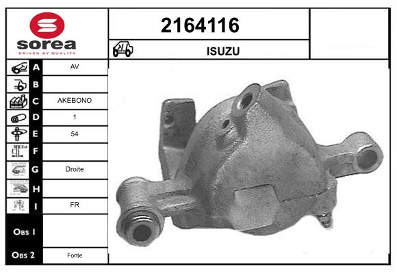 Etrier frana 2164116 EAI