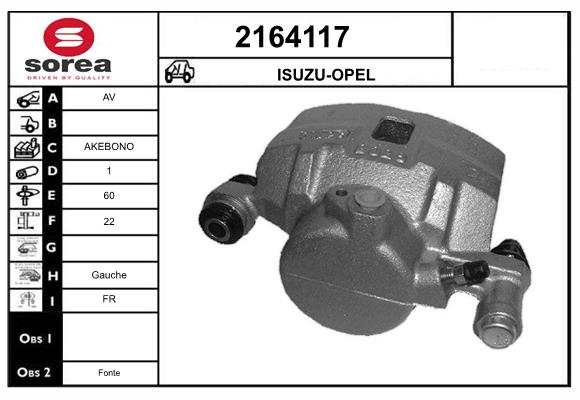 Etrier frana 2164117 EAI