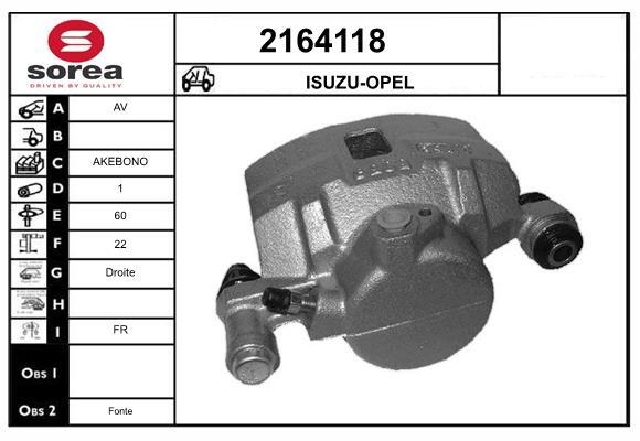 Etrier frana 2164118 EAI
