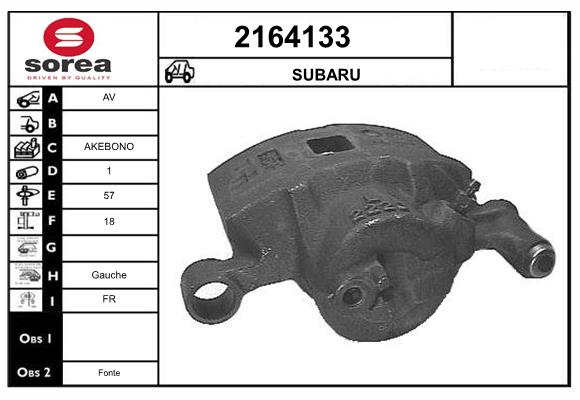 Etrier frana 2164133 EAI