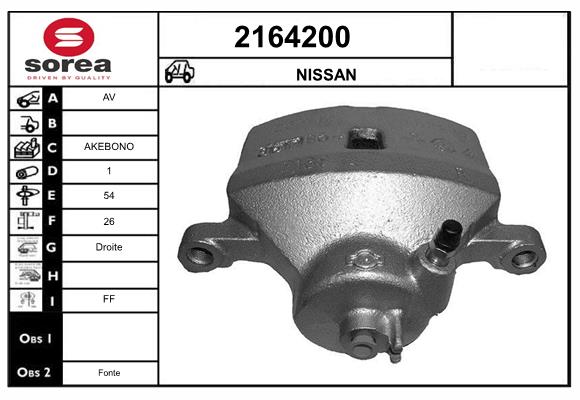 Etrier frana 2164200 EAI