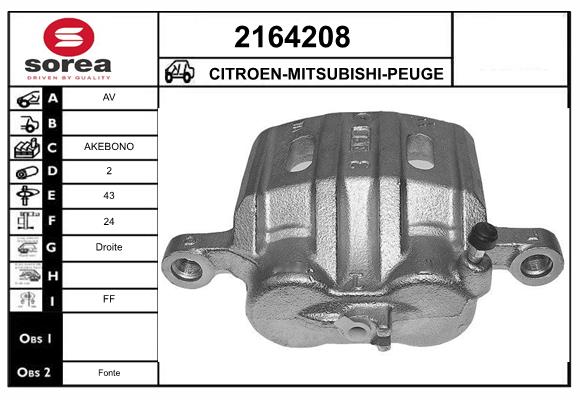 Etrier frana 2164208 EAI