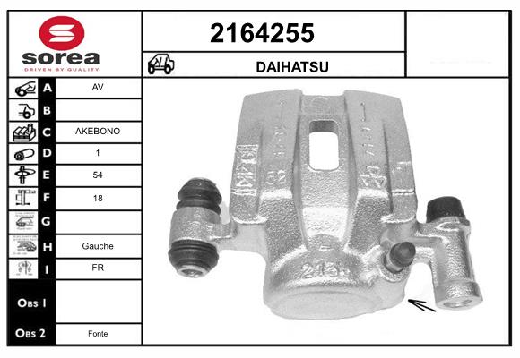 Etrier frana 2164255 EAI