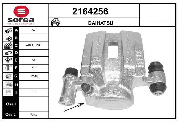 Etrier frana 2164256 EAI