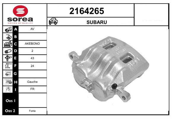 Etrier frana 2164265 EAI
