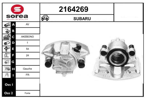 Etrier frana 2164269 EAI