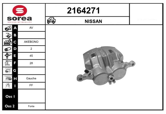 Etrier frana 2164271 EAI