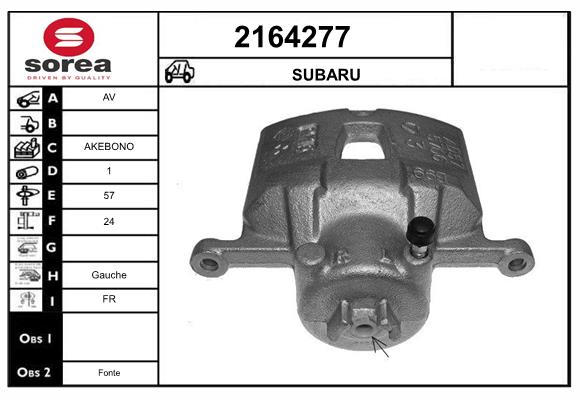Etrier frana 2164277 EAI