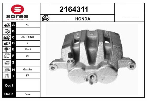 Etrier frana 2164311 EAI