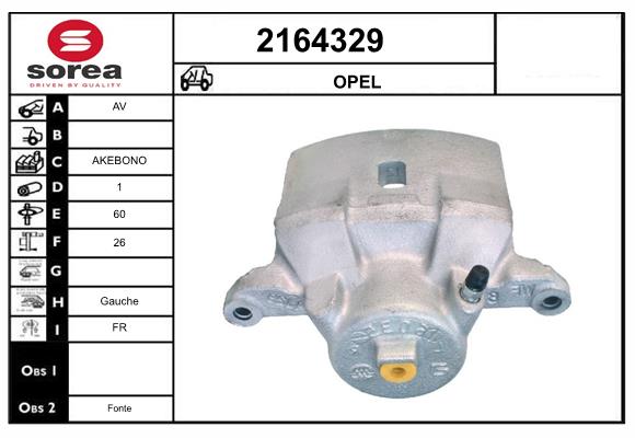 Etrier frana 2164329 EAI