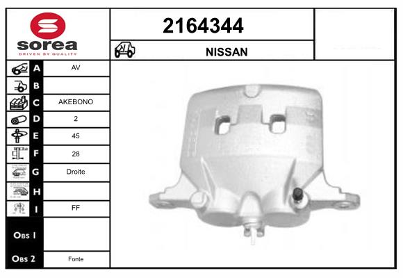 Etrier frana 2164344 EAI