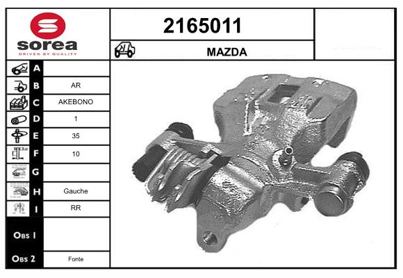 Etrier frana 2165011 EAI