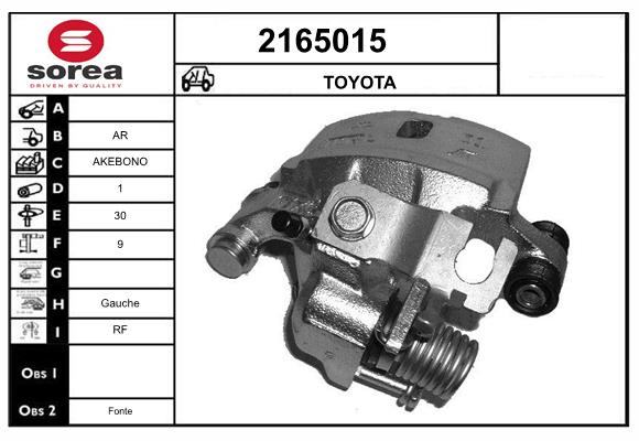 Etrier frana 2165015 EAI