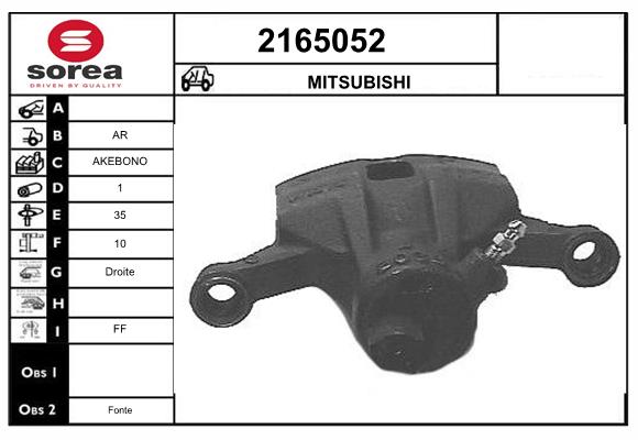 Etrier frana 2165052 EAI