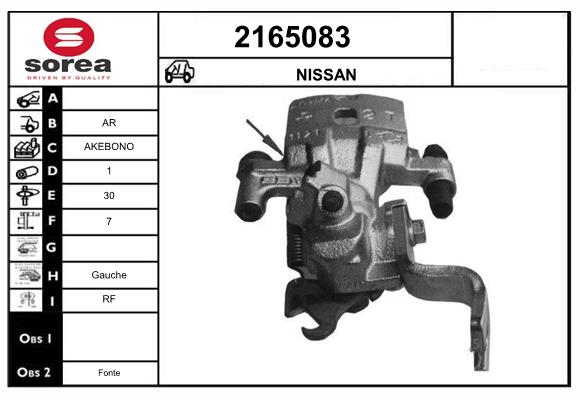 Etrier frana 2165083 EAI