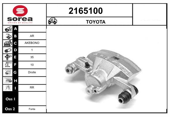 Etrier frana 2165100 EAI