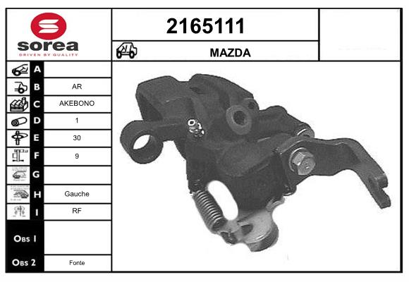 Etrier frana 2165111 EAI