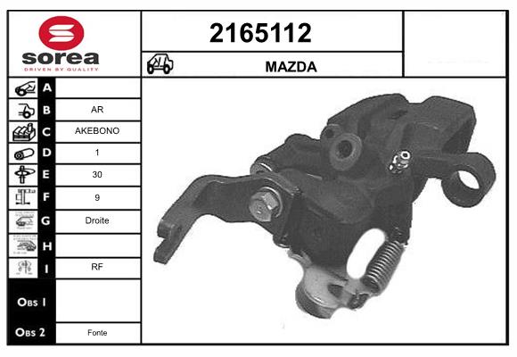 Etrier frana 2165112 EAI