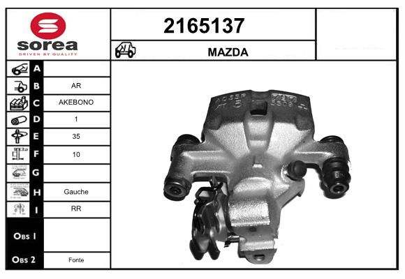 Etrier frana 2165137 EAI