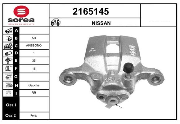 Etrier frana 2165145 EAI
