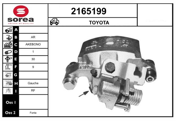 Etrier frana 2165199 EAI