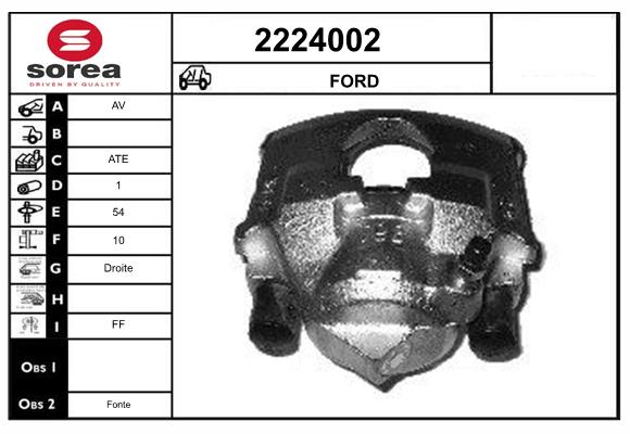 Etrier frana 2224002 EAI