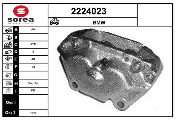 Etrier frana 2224023 EAI