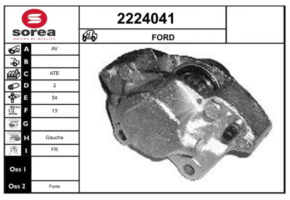 Etrier frana 2224041 EAI