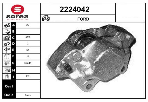 Etrier frana 2224042 EAI