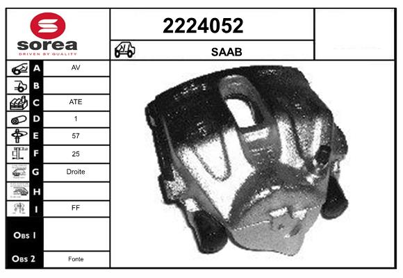 Etrier frana 2224052 EAI