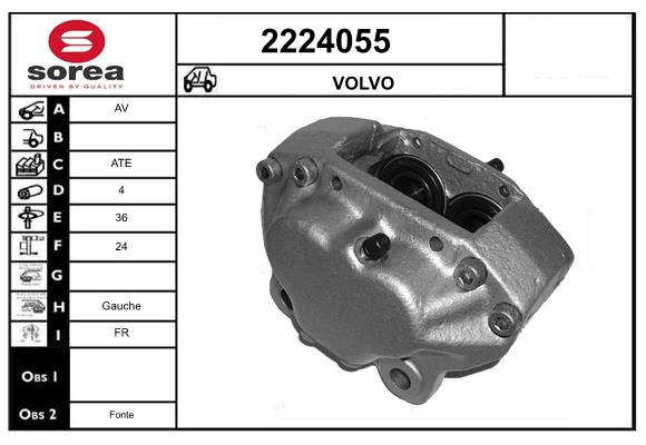 Etrier frana 2224055 EAI