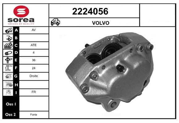 Etrier frana 2224056 EAI