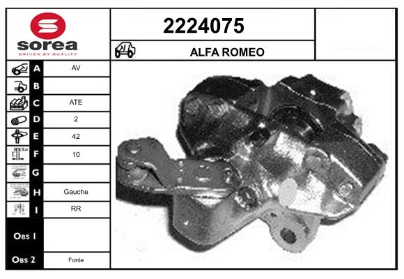 Etrier frana 2224075 EAI