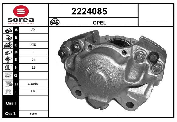 Etrier frana 2224085 EAI