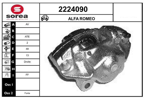 Etrier frana 2224090 EAI
