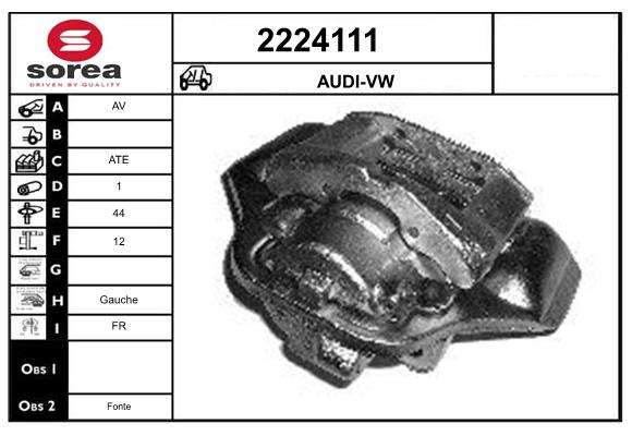 Etrier frana 2224111 EAI