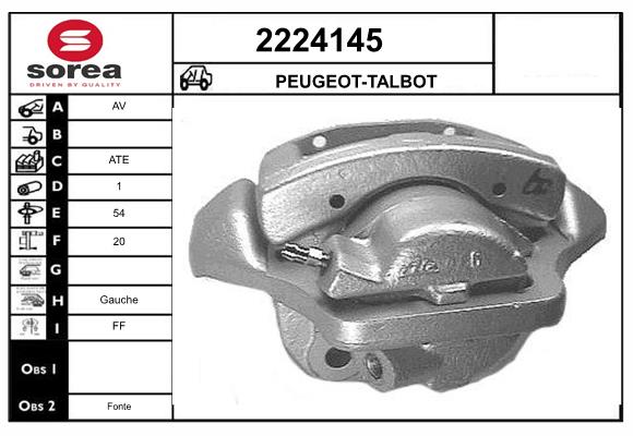 Etrier frana 2224145 EAI