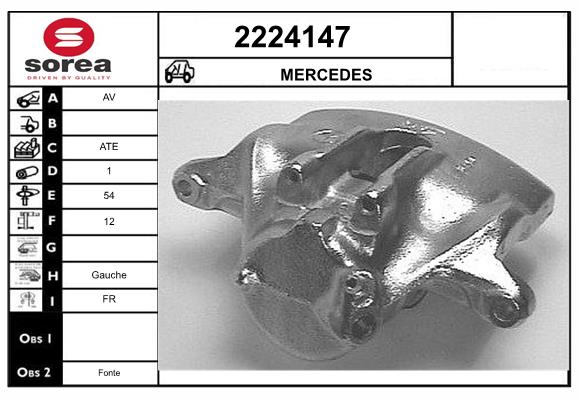 Etrier frana 2224147 EAI