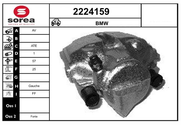 Etrier frana 2224159 EAI