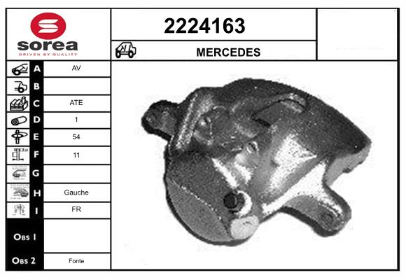Etrier frana 2224163 EAI