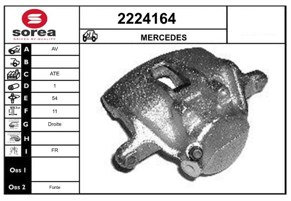 Etrier frana 2224164 EAI