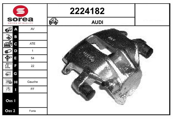 Etrier frana 2224182 EAI