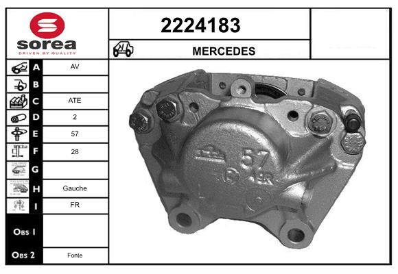 Etrier frana 2224183 EAI