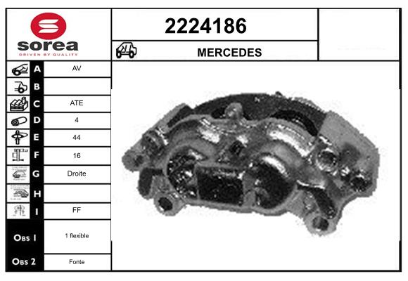 Etrier frana 2224186 EAI